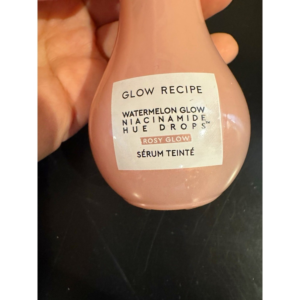 Glow Recipe Watermelon Glow Niacinamide Hue Drops Tinted Serum Rosy 1.35 oz